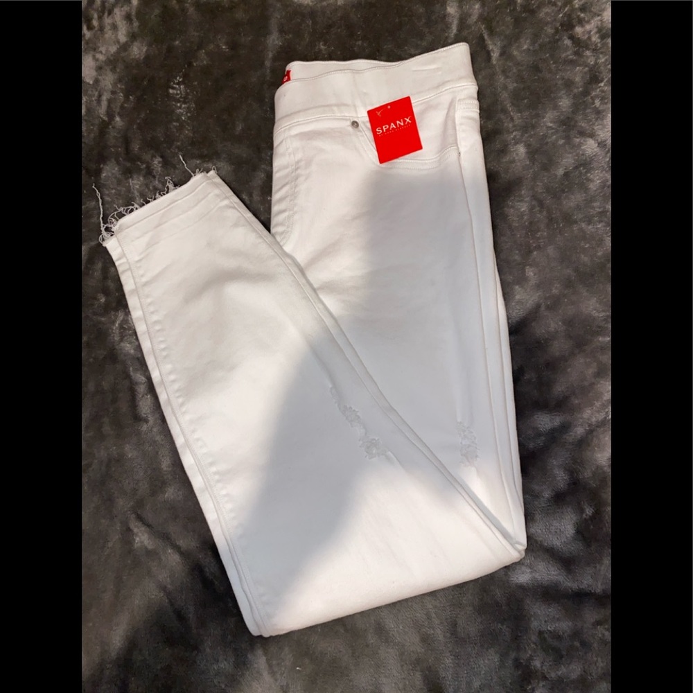 Spanx distressed skinny jeans /Brand New With Tags - Picture 6 of 8